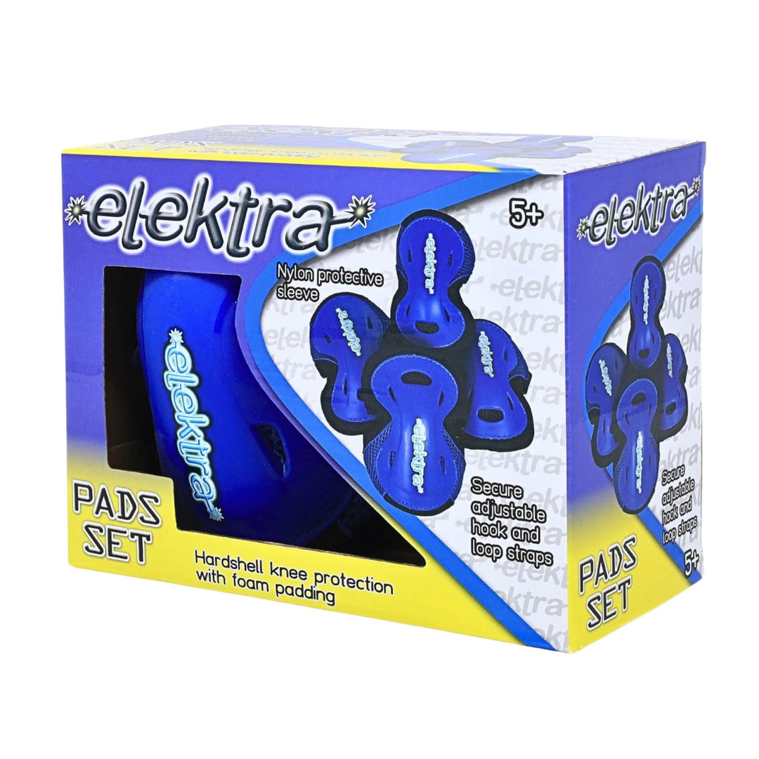 Elektra Kids Hardshell Knee & Elbow Pads Blue