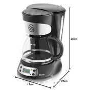 Swan Programmable Coffee Maker 750ml LCD Timer