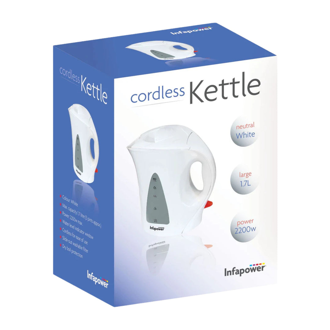Infapower Cordless Kettle 2200W 1.7L White