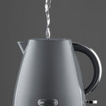 Load image into Gallery viewer, Daewoo Stirling 1.7L Pyramid Kettle 3000W Grey