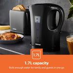 Load image into Gallery viewer, Geepas Jug Kettle 1.7L 2200W Fast Boil Black