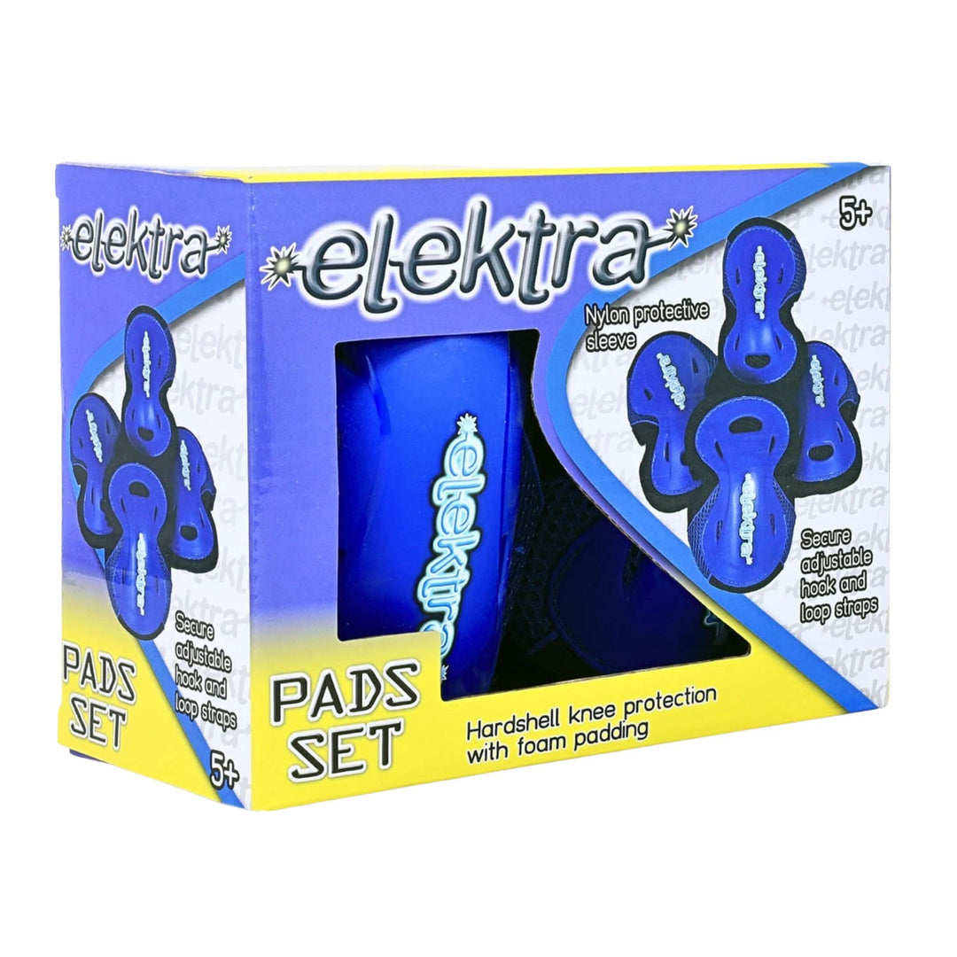 Elektra Kids Hardshell Knee & Elbow Pads Blue
