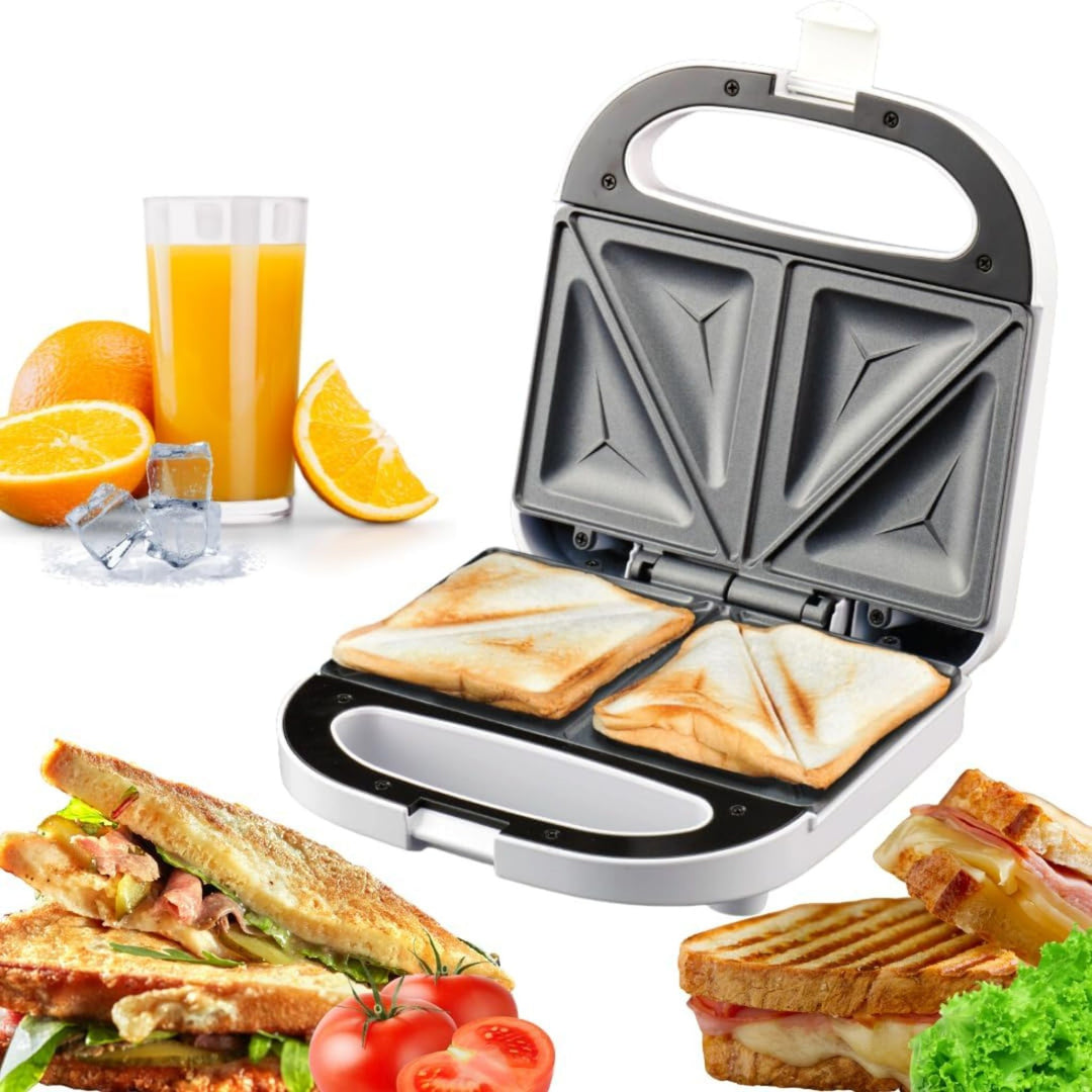 Domestic King 2 Slice Sandwich Maker 750W White