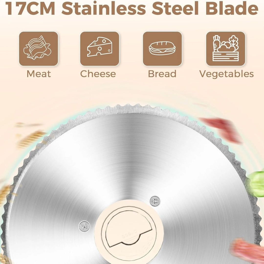 YASHE Electric Food Slicer 180W 17cm Blade