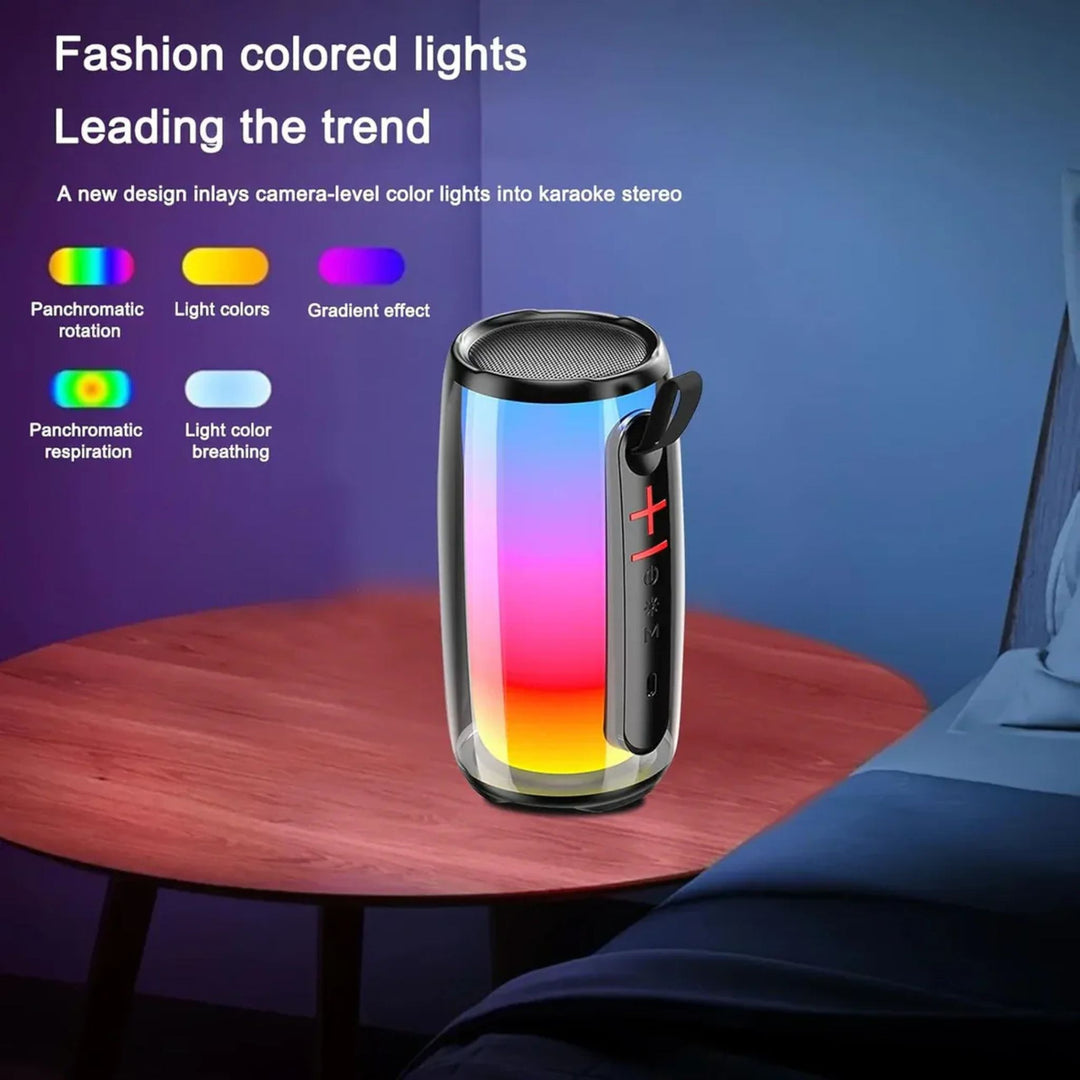 Wyewave 10W Portable Wireless Speaker RGB 360 Black