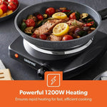 Load image into Gallery viewer, Geepas Single Ceramic Hot Plate 1200W Portable