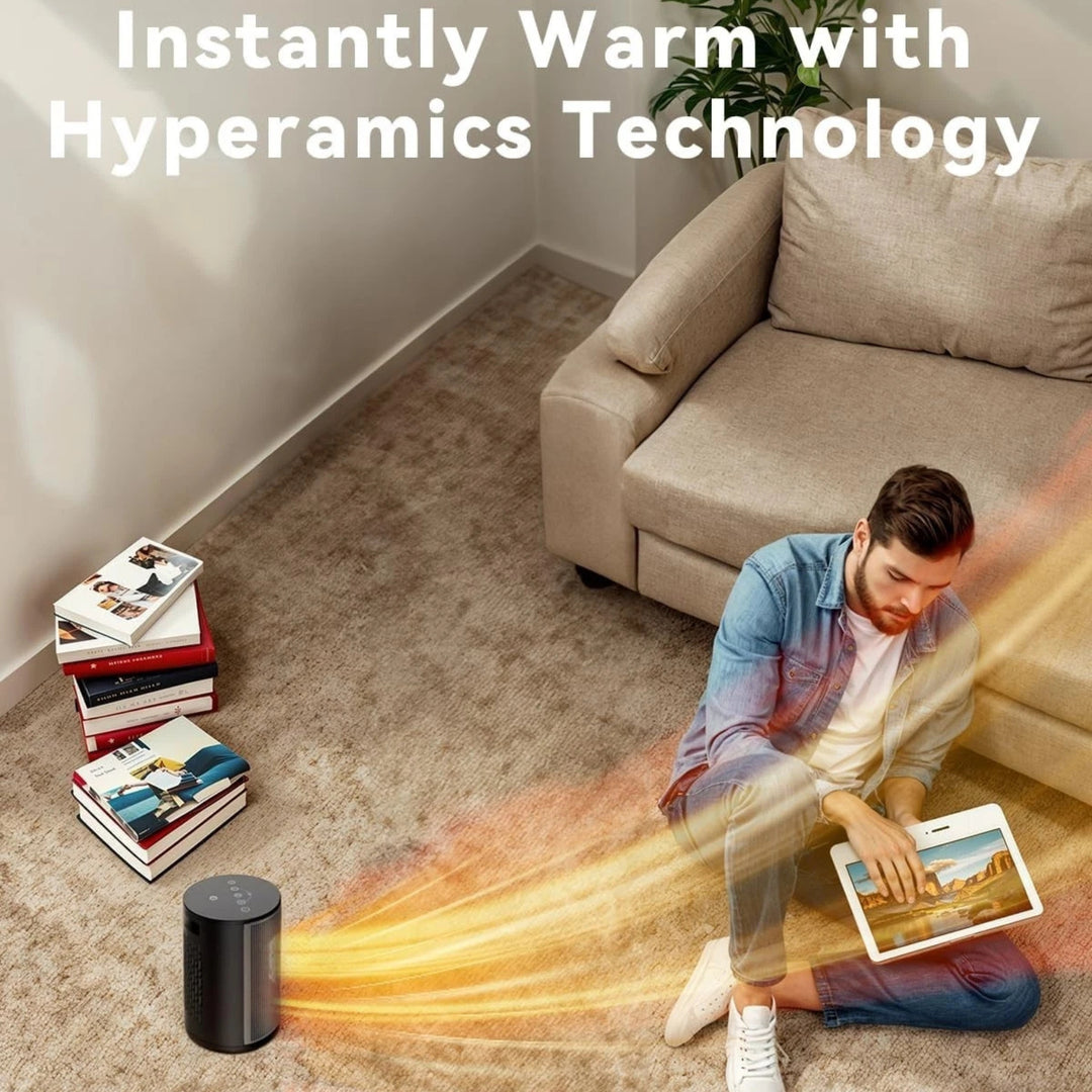 PALINTH Ceramic Space Heater 1500W 4 Modes Timer