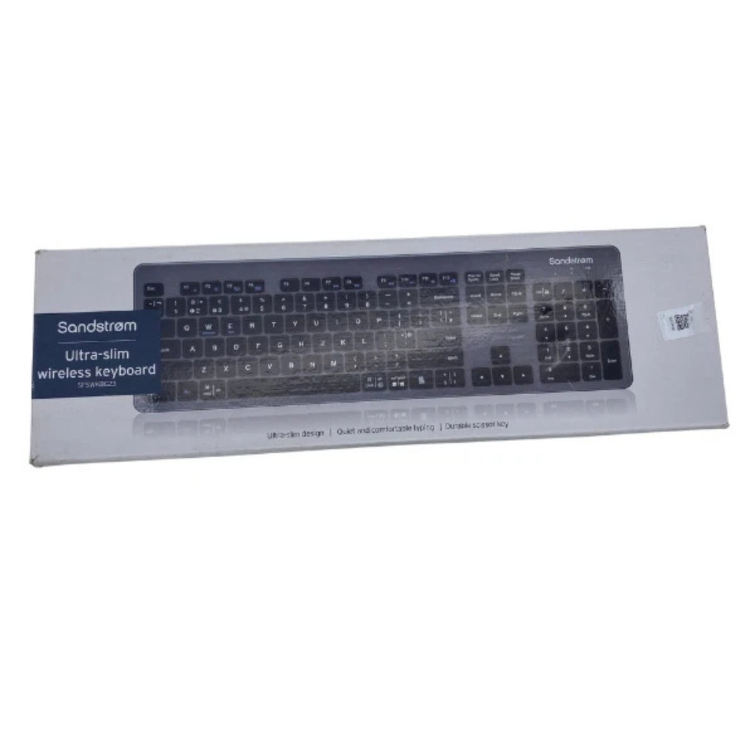 Sandstrom Ultra-Slim Wireless Keyboard Black Grey