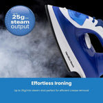 Load image into Gallery viewer, Hamilton Beach SteamMax 2200W Ceramic Steam Iron Blue