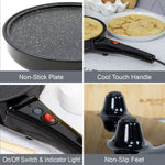 Load image into Gallery viewer, Quest 2 in 1 Popcorn Crepe Pancake Maker Non Stick