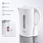 Load image into Gallery viewer, Quest Cordless Jug Kettle 1L White Overheat Protection