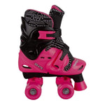 Load image into Gallery viewer, Elektra Quad Roller Boot Medium Black Pink