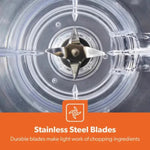 Load image into Gallery viewer, Geepas 2-in-1 Blender Smoothie Maker 550W Black