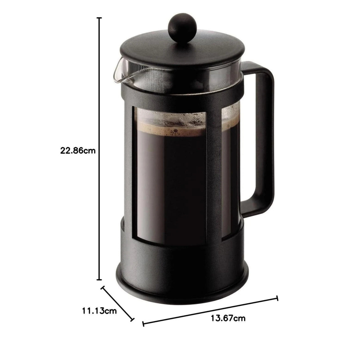 Bodum Kenya French Press 1L 8 Cup Glass Cafetiere