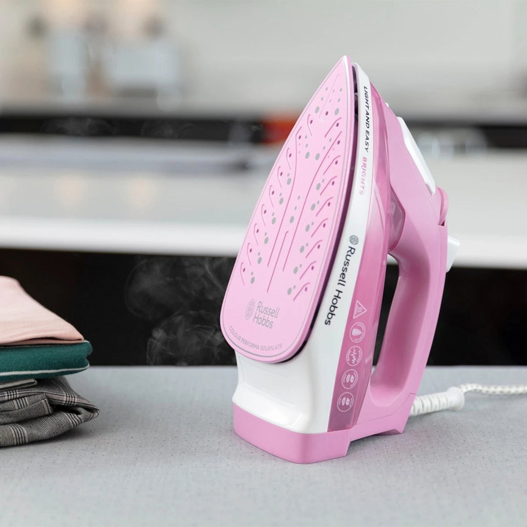 Russell Hobbs Light Easy Steam Iron 2400W Pink