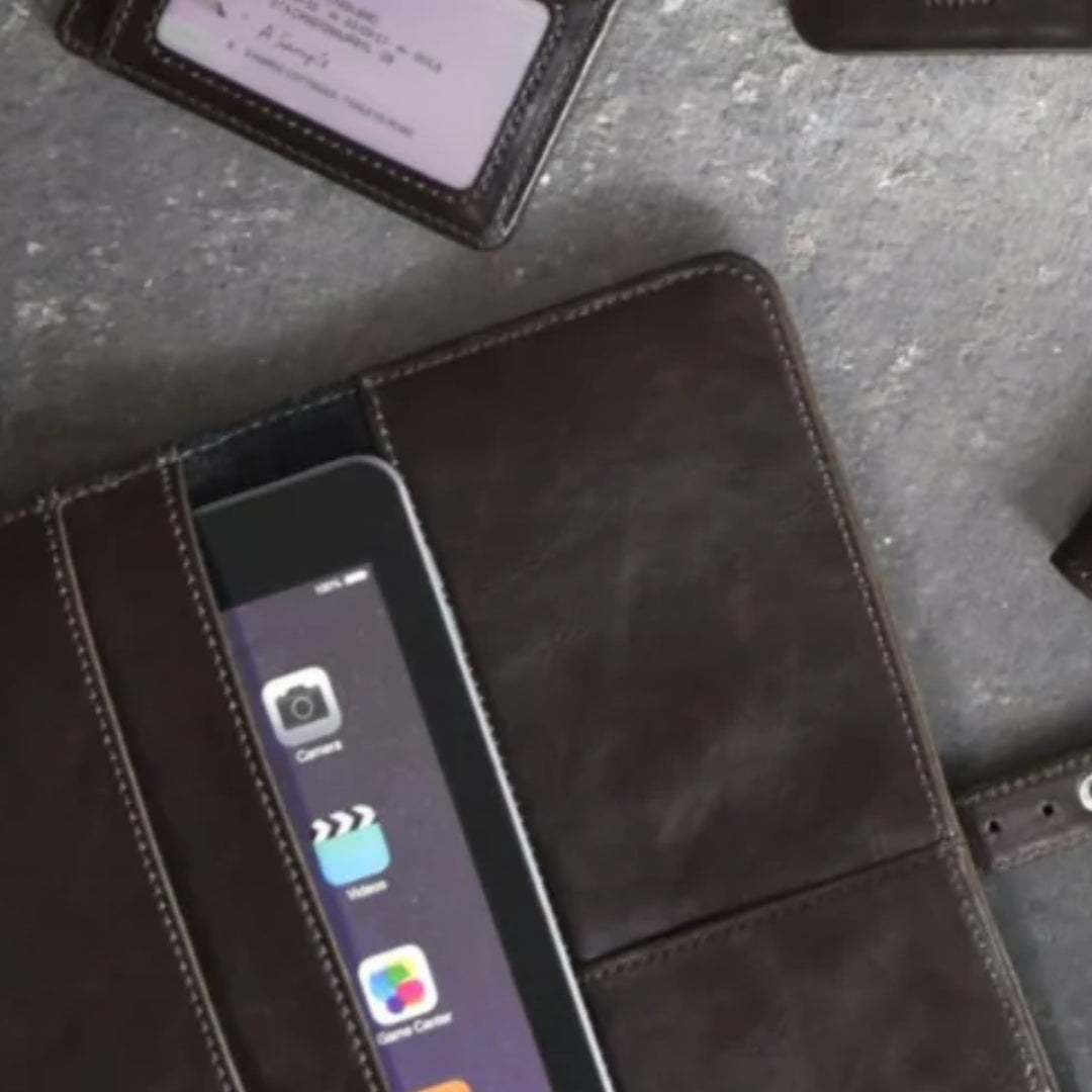 Jacob Jones Grey Tech Pocket Tablet Case