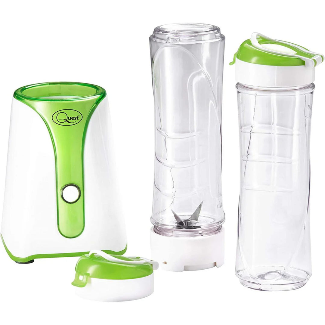 Quest Personal Blender BPA Free 600ml Green White