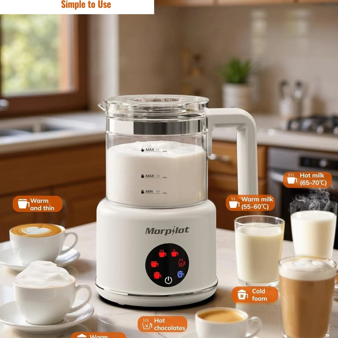 Morpilot 6 in 1 Electric Milk Frother 500ml