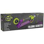 Load image into Gallery viewer, Xootz Kids Folding Kick Scooter Adjustable Purple