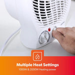Load image into Gallery viewer, Geepas Portable Fan Heater 2000W 2 Heat Settings