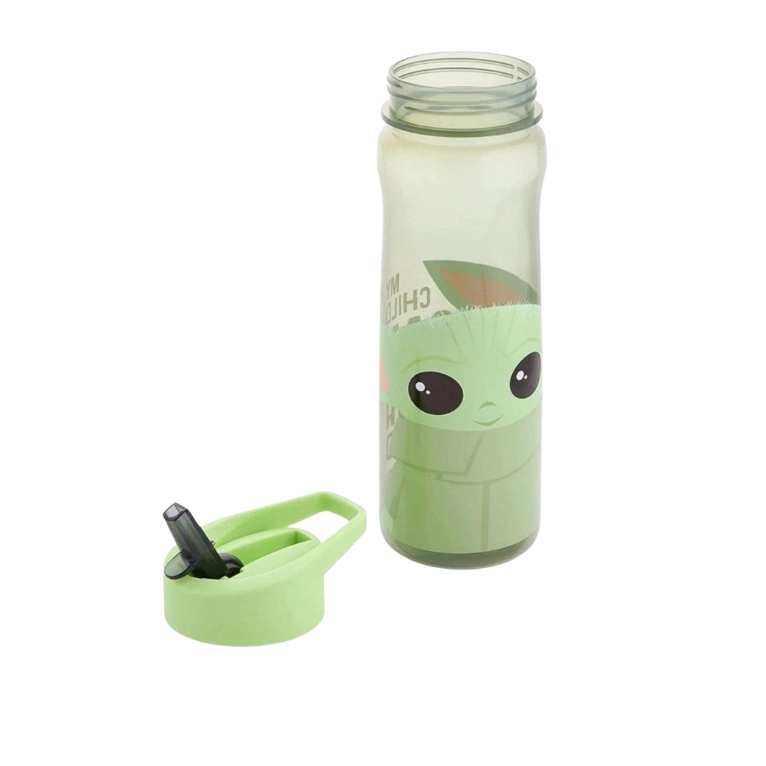 Grogu Baby Yoda Water Bottle 600ml Flip Lid Kids