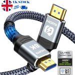 Load image into Gallery viewer, CIRQIT HDMI 2.1 Cable 2m 8K 48Gbps Nylon Braided