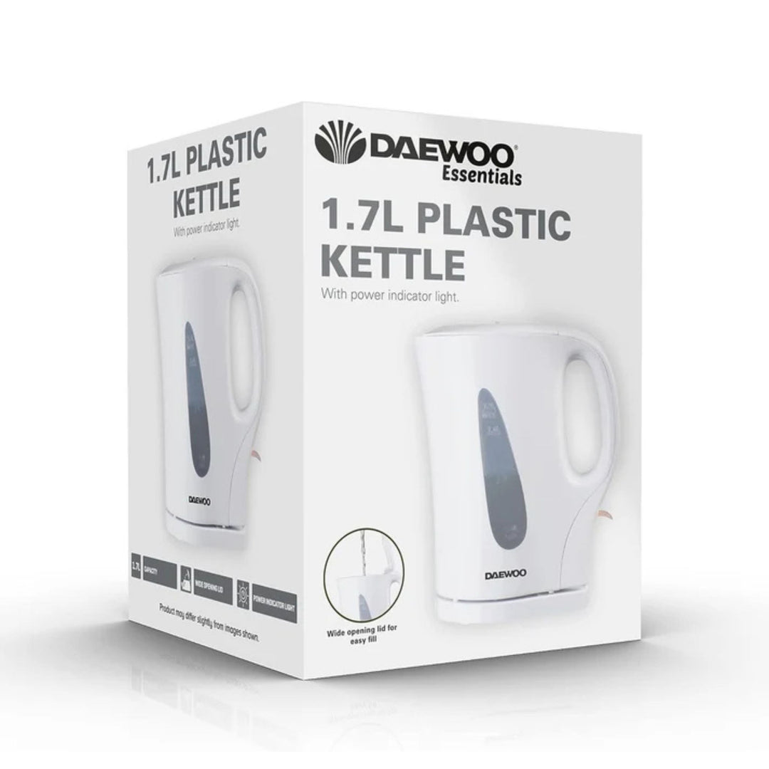 Daewoo Cordless 1.7L Electric Kettle White