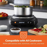 Load image into Gallery viewer, Geepas Single Ceramic Hot Plate 1200W Portable