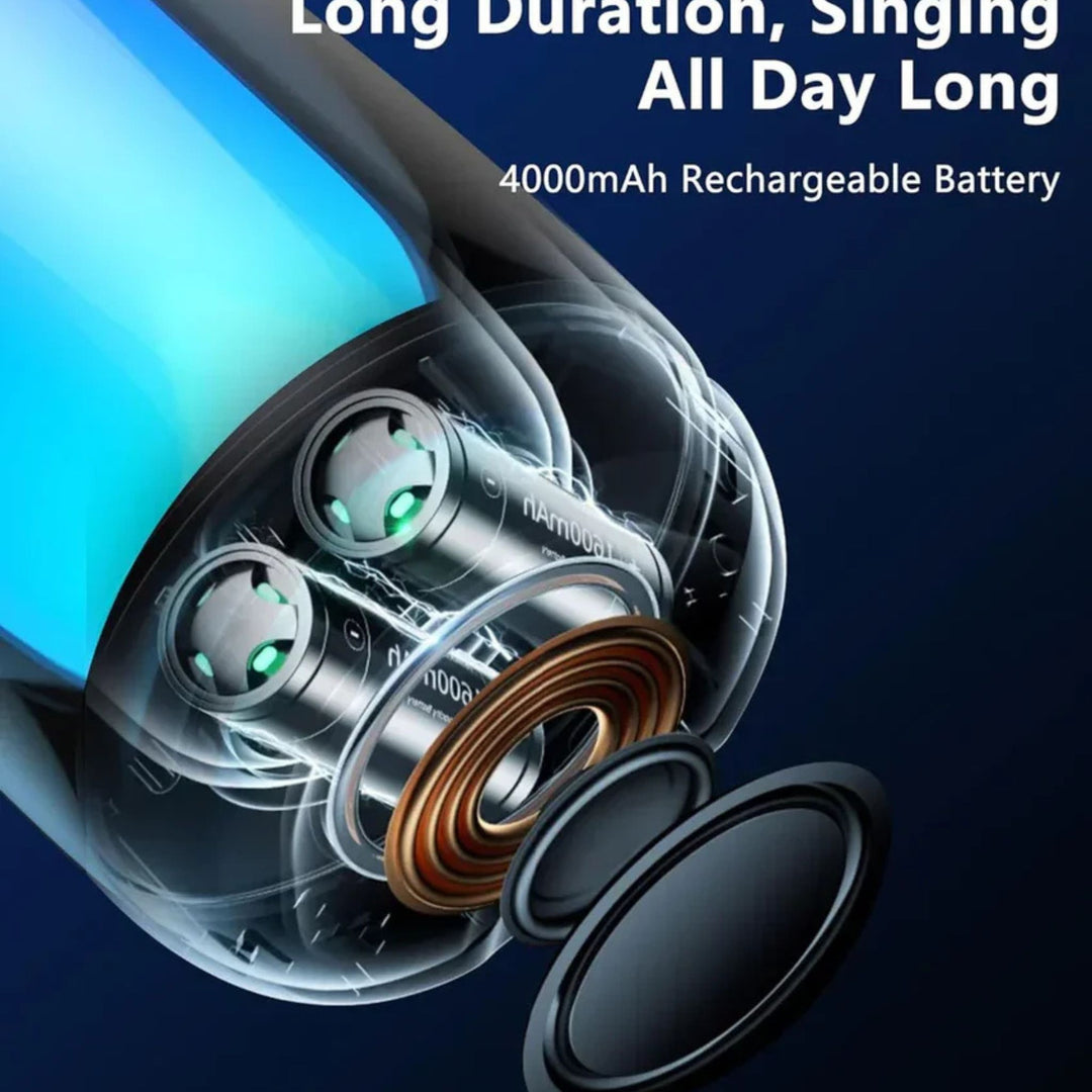 Wyewave 10W Portable Wireless Speaker RGB 360 Black