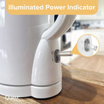Load image into Gallery viewer, Quest Cordless Jug Kettle 1L White Overheat Protection