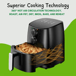 Load image into Gallery viewer, Domestic King 4L Air Fryer with Recipe Book 2400W