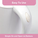 Load image into Gallery viewer, Quest Dual Voltage Travel Kettle 0.5L 2 Cups White