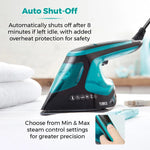 Load image into Gallery viewer, Tower 2 in 1 Garment Steamer Iron 1800W LED Teal