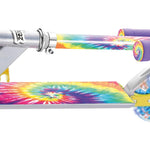 Load image into Gallery viewer, Ozbozz Tie Dye Scooter Flashing Wheels Rainbow Age 5+