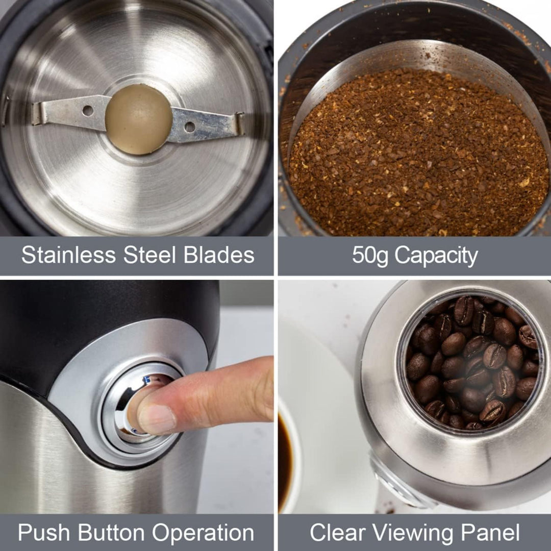 Quest Compact Coffee Grinder Stainless Steel