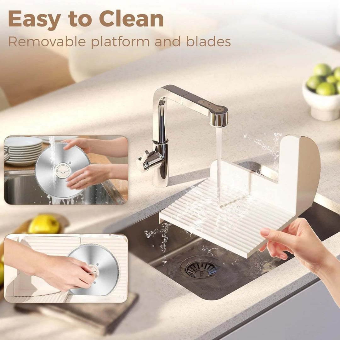 YASHE Electric Food Slicer 180W 17cm Blade