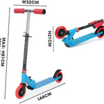 Load image into Gallery viewer, Xootz Kids Folding Kick Scooter Adjustable Blue