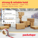 Load image into Gallery viewer, Brown Parcel Tape 6 Pack Strong Packing Tape