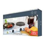 Load image into Gallery viewer, Kitchen Perfected Double Hot Plate 2000W White