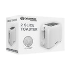 Load image into Gallery viewer, Daewoo 2 Slice Compact Toaster White