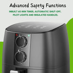 Load image into Gallery viewer, Domestic King 4L Air Fryer with Recipe Book 2400W