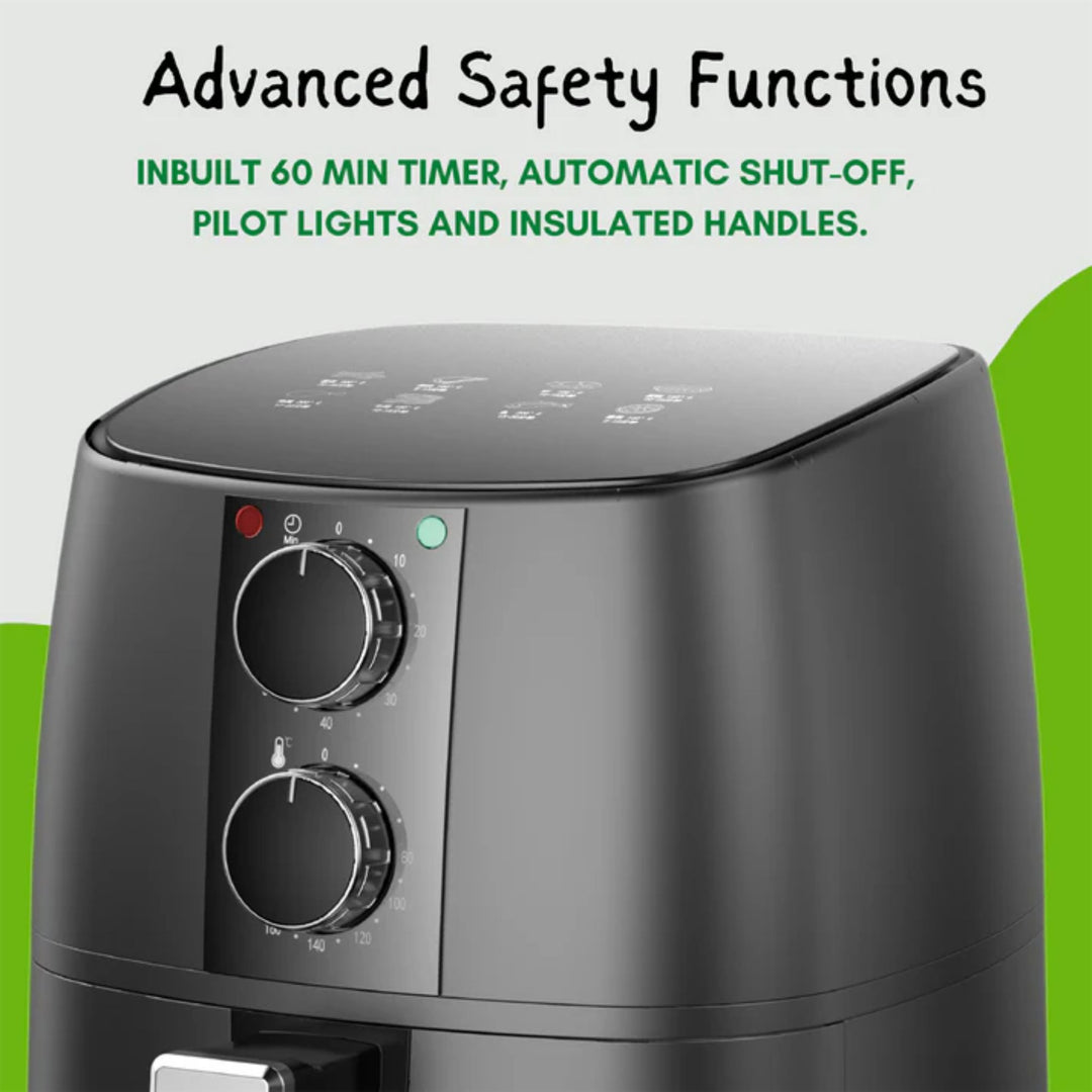 Domestic King 4L Air Fryer with Recipe Book 2400W