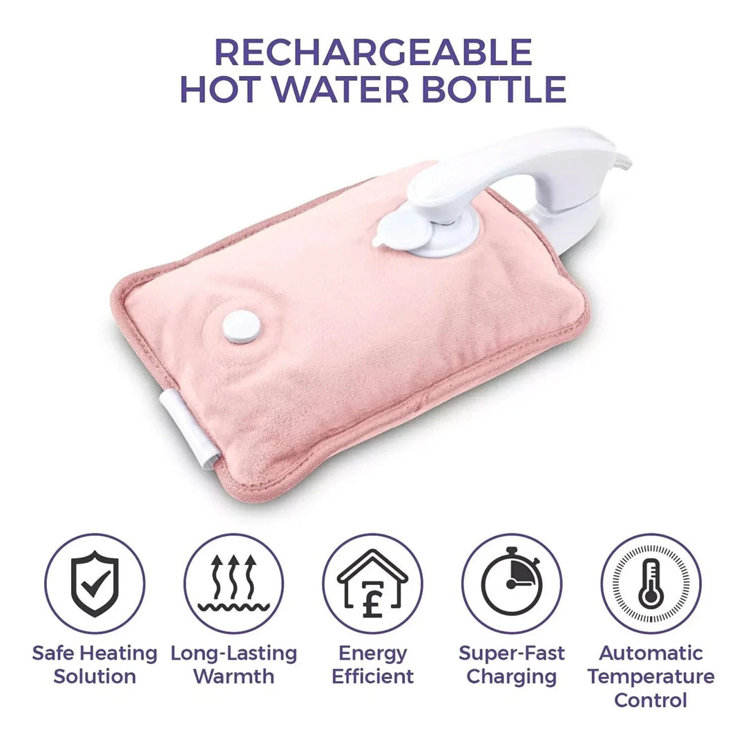Carmen Rechargeable Electric Hot Water Bottle Pink