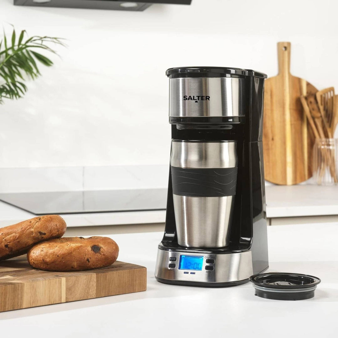 Salter Personal Coffee Machine 750W Travel Mug