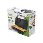 Load image into Gallery viewer, Salter Double Waffle Maker 900W Non Stick
