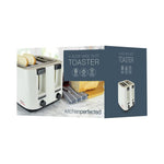 Load image into Gallery viewer, KitchenPerfected 4 Slice Wide Slot Toaster Cream