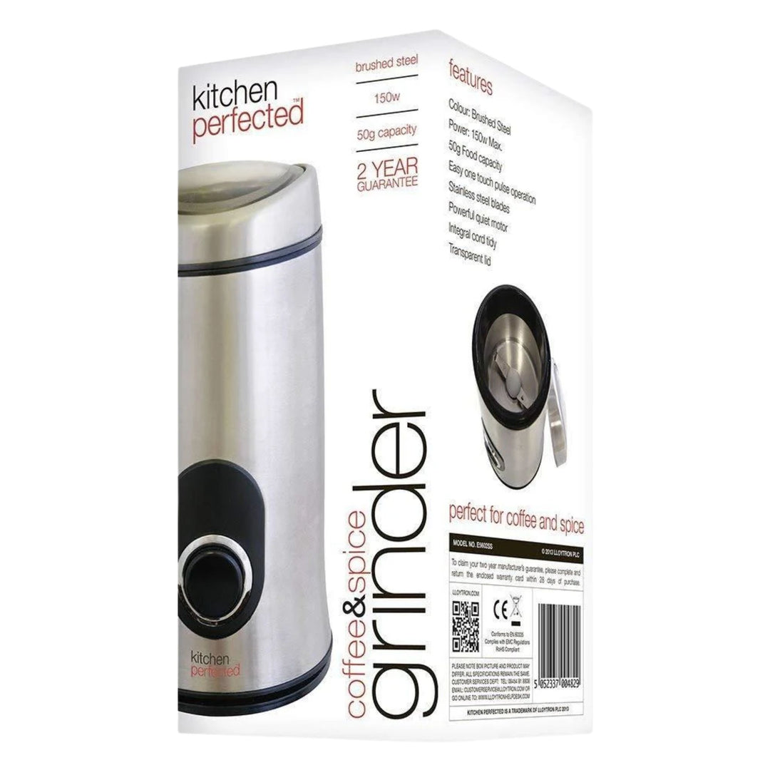 Lloytron 150W Coffee & Spice Grinder Steel