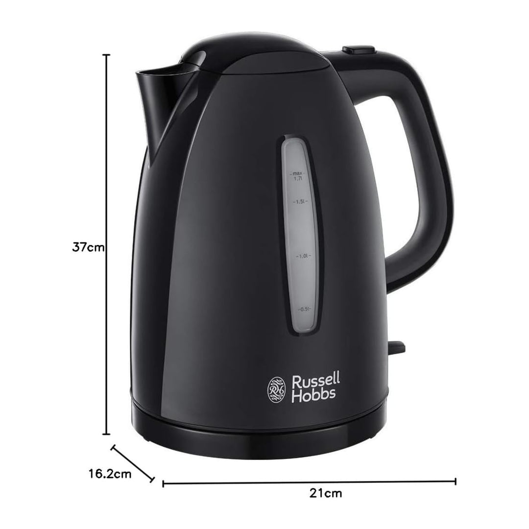 Russell Hobbs Textures Cordless Kettle 1.7L Black