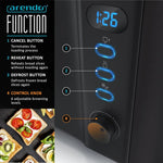 Load image into Gallery viewer, Arendo 4 Slice Long Slot Toaster Warming Rack