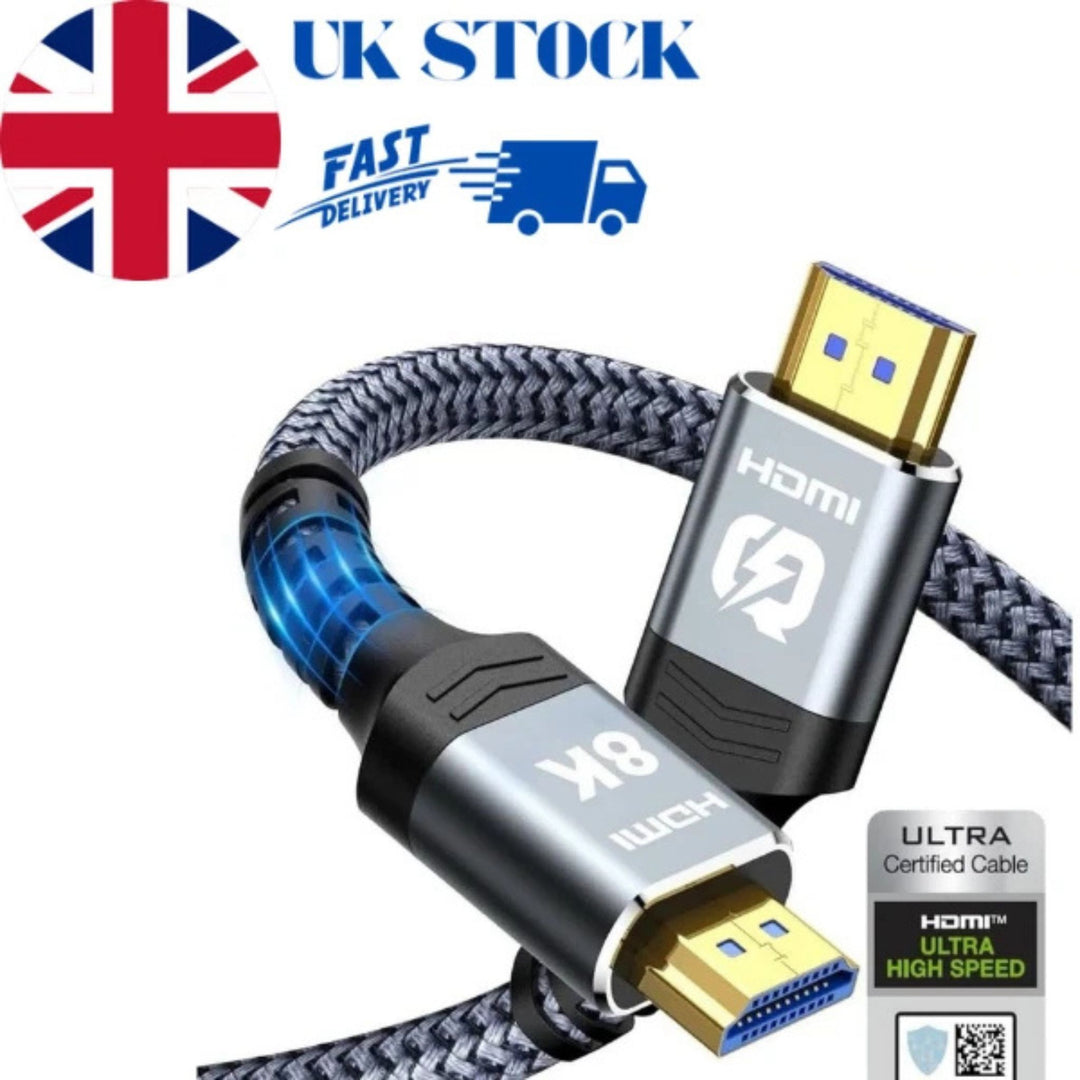 CIRQIT HDMI 2.1 Cable 2m 8K 48Gbps Nylon Braided